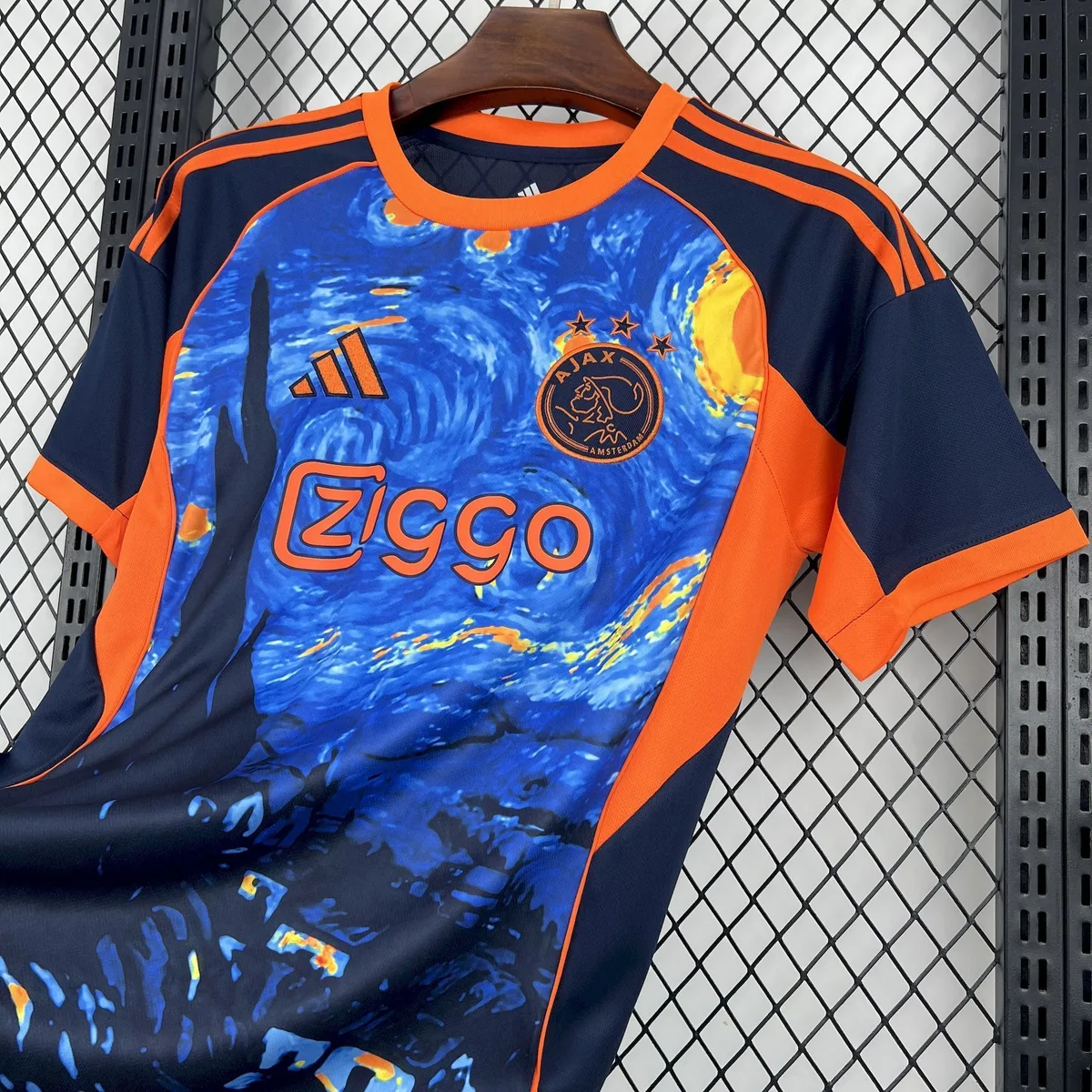 Mens Ajax x Van Gogh 2025/26 The Starry Night Edition Jersey, foto 4