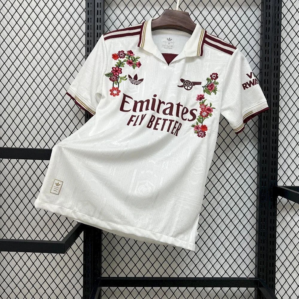 Mens Arsenal 2025/26 Third-Embroidered Jersey Player Version, foto 1