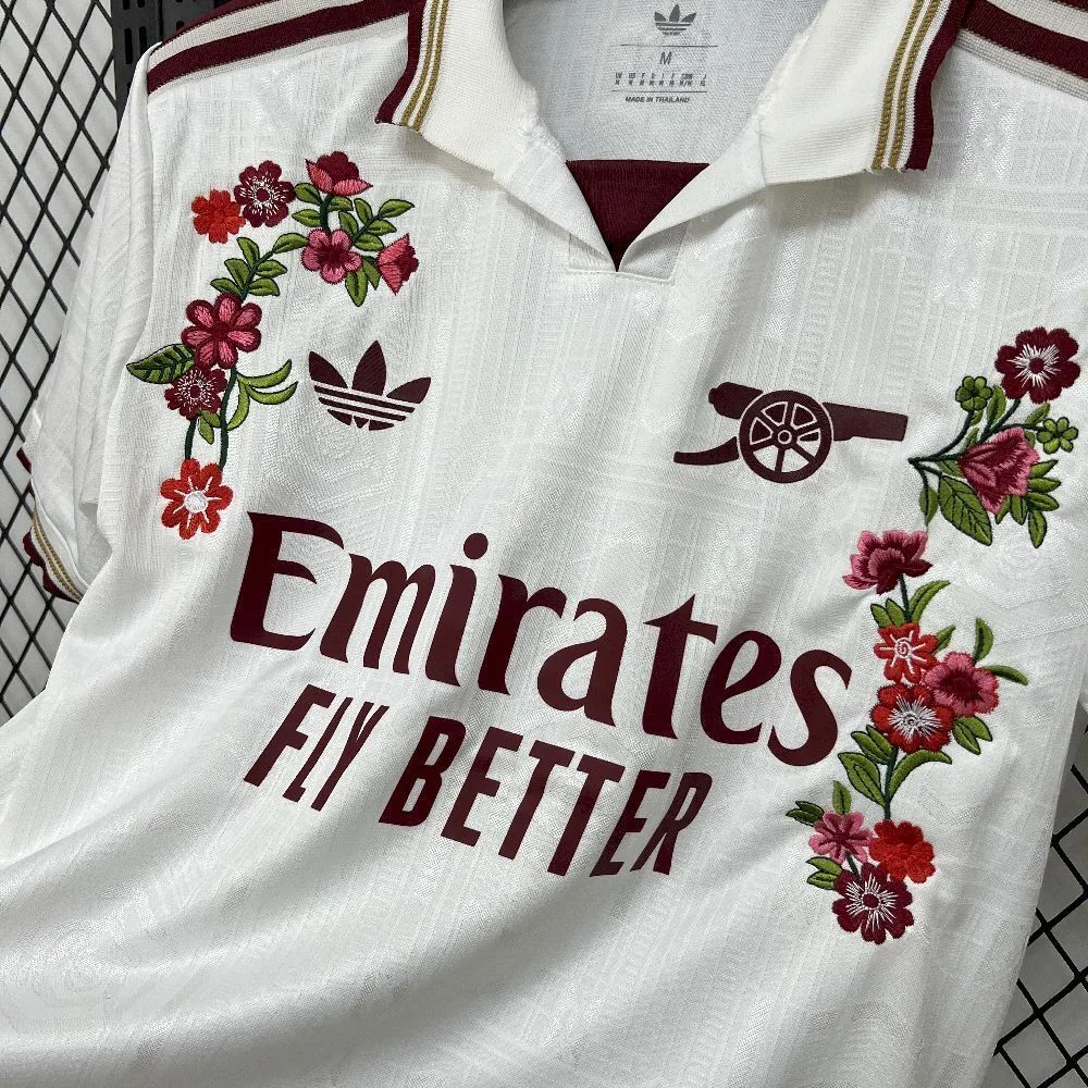 Mens Arsenal 2025/26 Third-Embroidered Jersey Player Version, foto 4