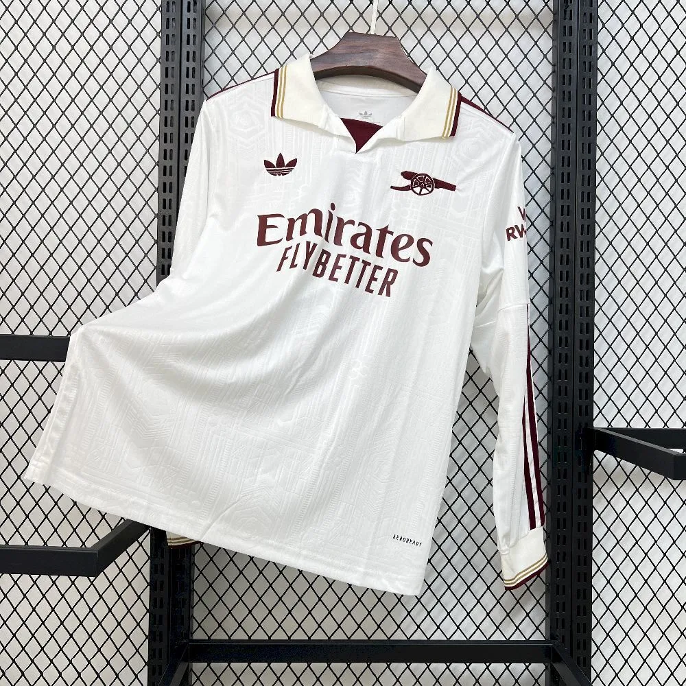 Mens Arsenal 2025/26 Third Long Sleeve Jersey, foto 1