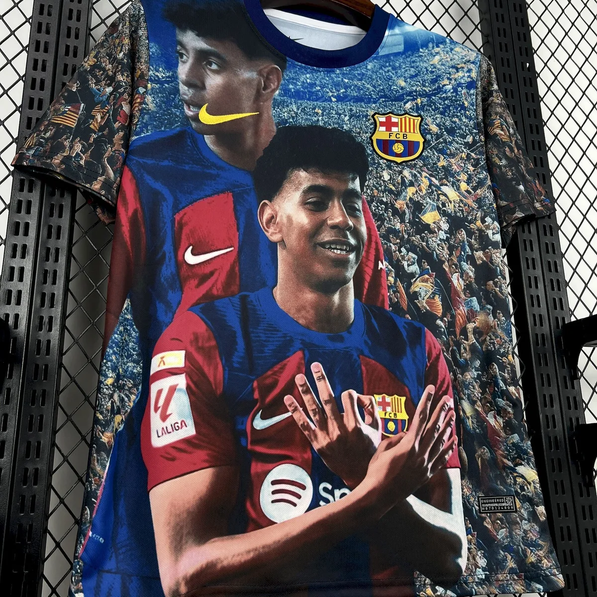 Mens Barcelona 2025/26 LAMINE YAMAL Special Jersey, foto 3