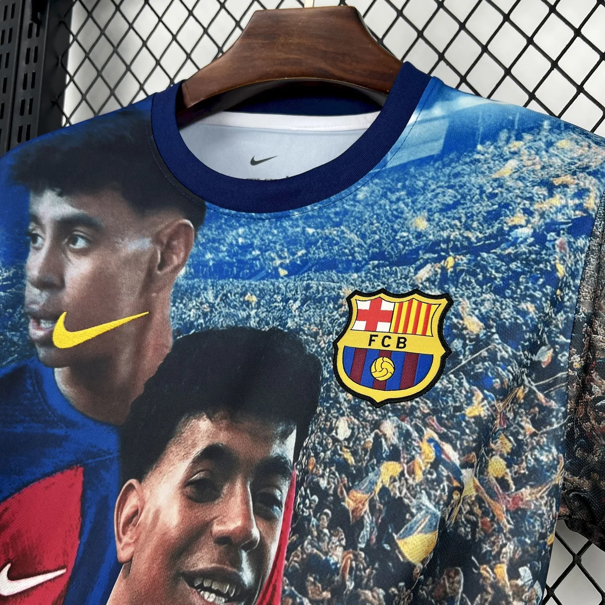 Mens Barcelona 2025/26 LAMINE YAMAL Special Jersey, foto 6