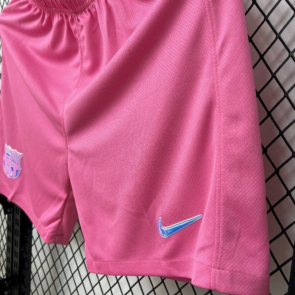 Mens Barcelona 2025/26 Pink Shorts, foto 2