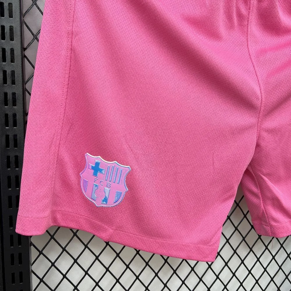 Mens Barcelona 2025/26 Pink Shorts, foto 3
