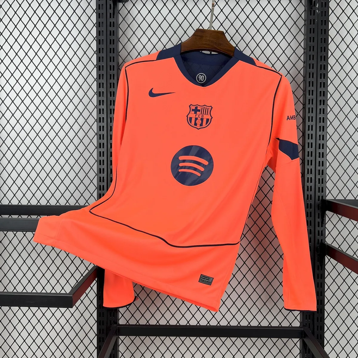 Mens Barcelona 2025/26 Third Long Sleeve Jersey, foto 1
