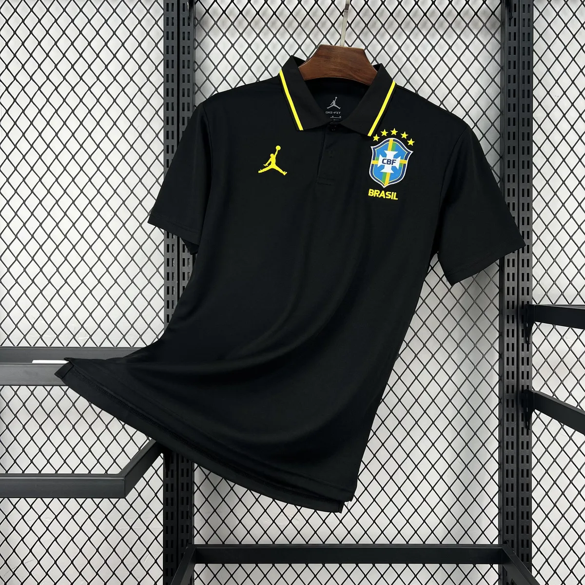 Mens Brazil 2026 Plolo Jersey, foto 1