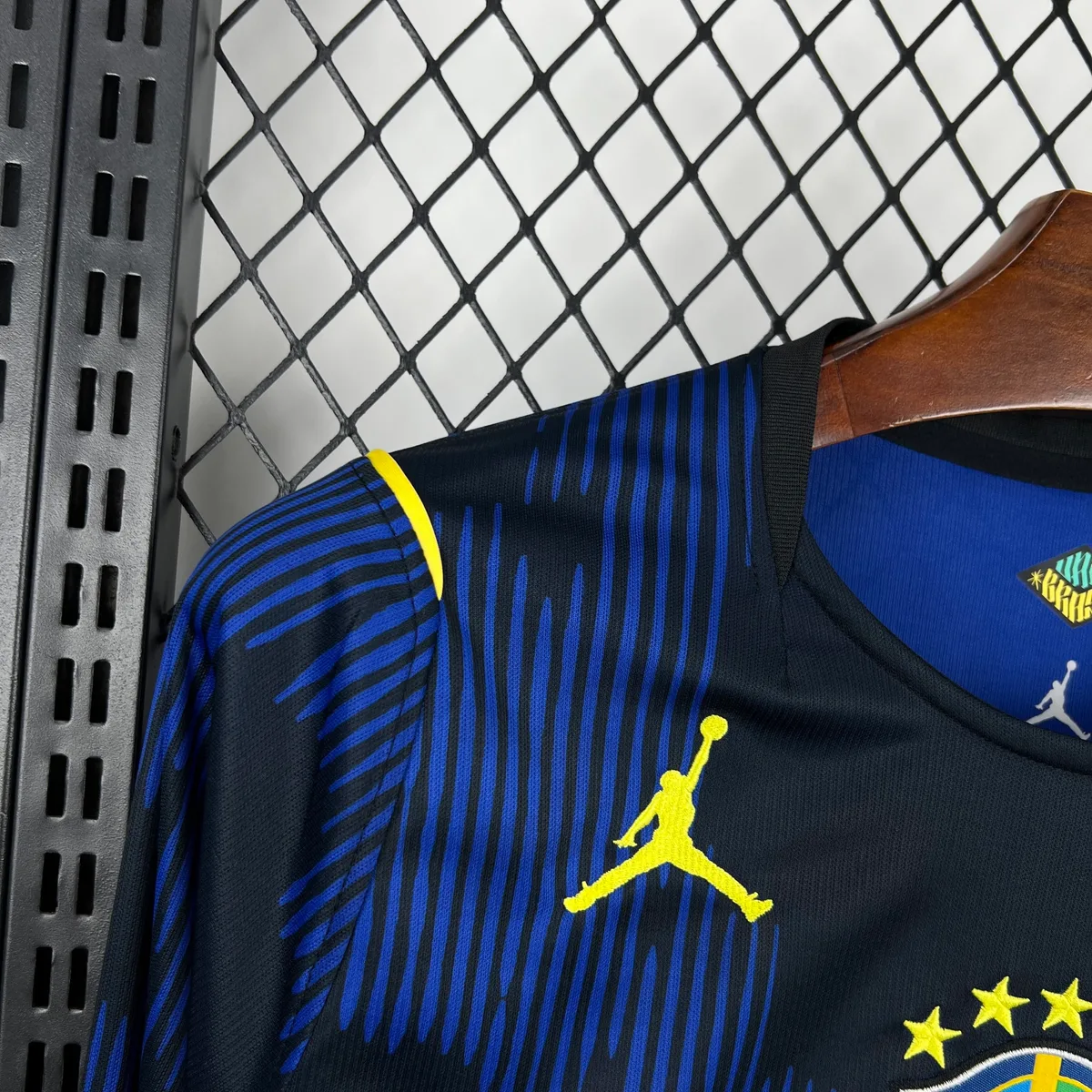 Mens Brazil 2026 World Cup Away Long Sleeve Jersey, foto 3