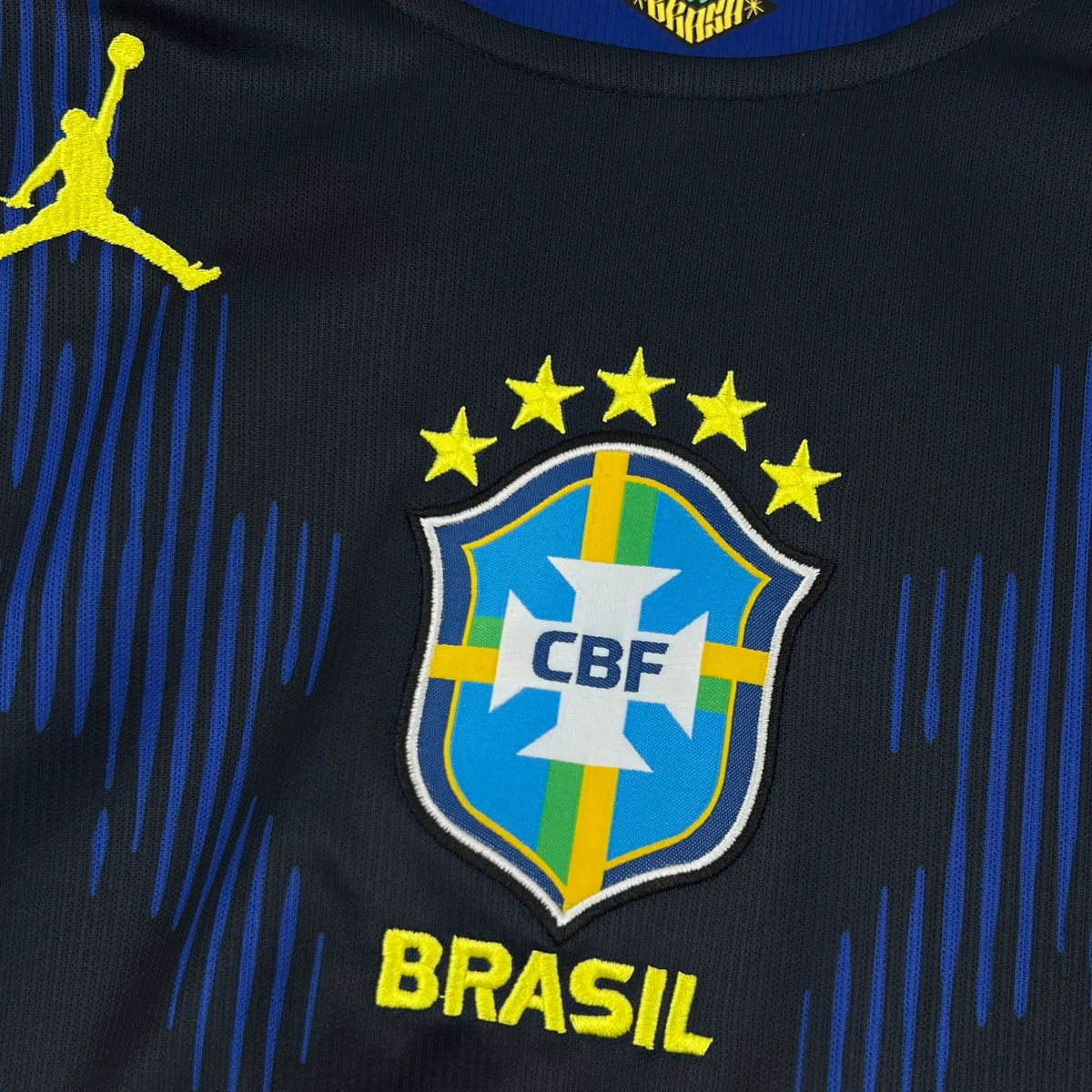 Mens Brazil 2026 World Cup Away Long Sleeve Jersey, foto 4