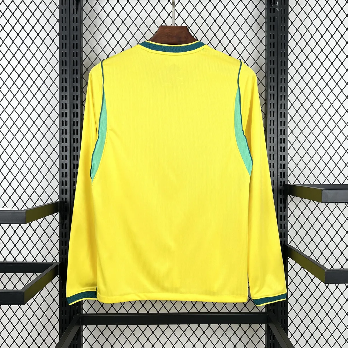 Mens Brazil 2026 World Cup Home Long Sleeve Jersey, foto 2