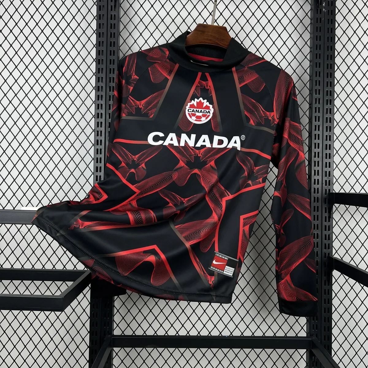 Mens Canada 2026 Hollywood Goalkeeper Long Sleeve Jersey, foto 1