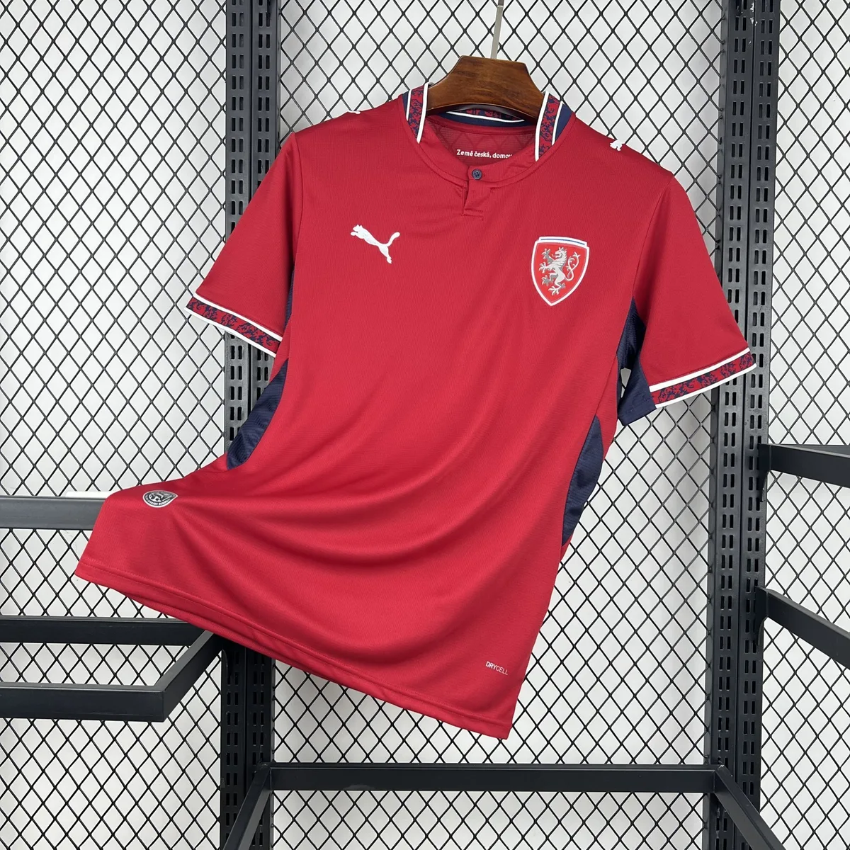 Mens Czech Republic 2026 World Cup Home Jersey, foto 1