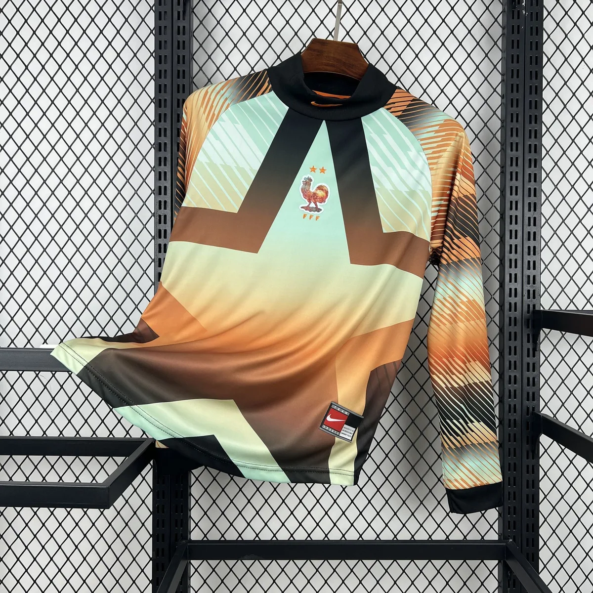 Mens France 2026 Hollywood Goalkeeper Long Sleeve Jersey, foto 1