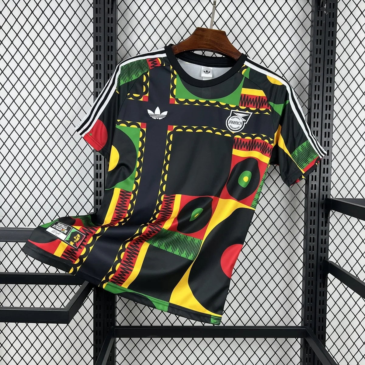 Mens Jamaica x Bob 2026 Marley Travel Jersey, foto 1