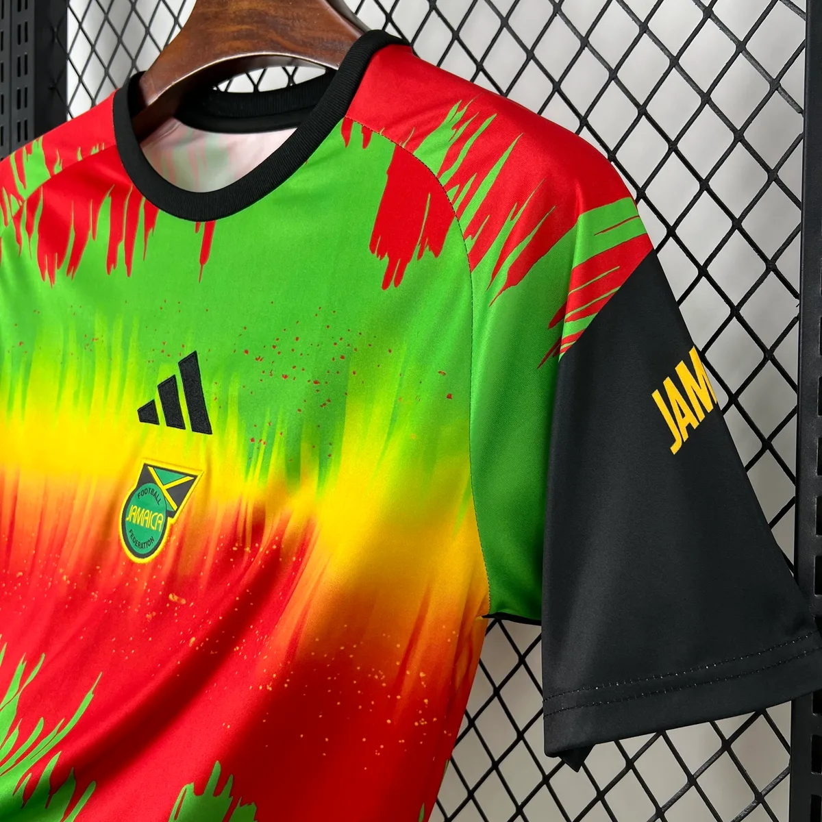 Mens Jamaica x Bob Marley 2026 Pre Match Jersey, foto 4