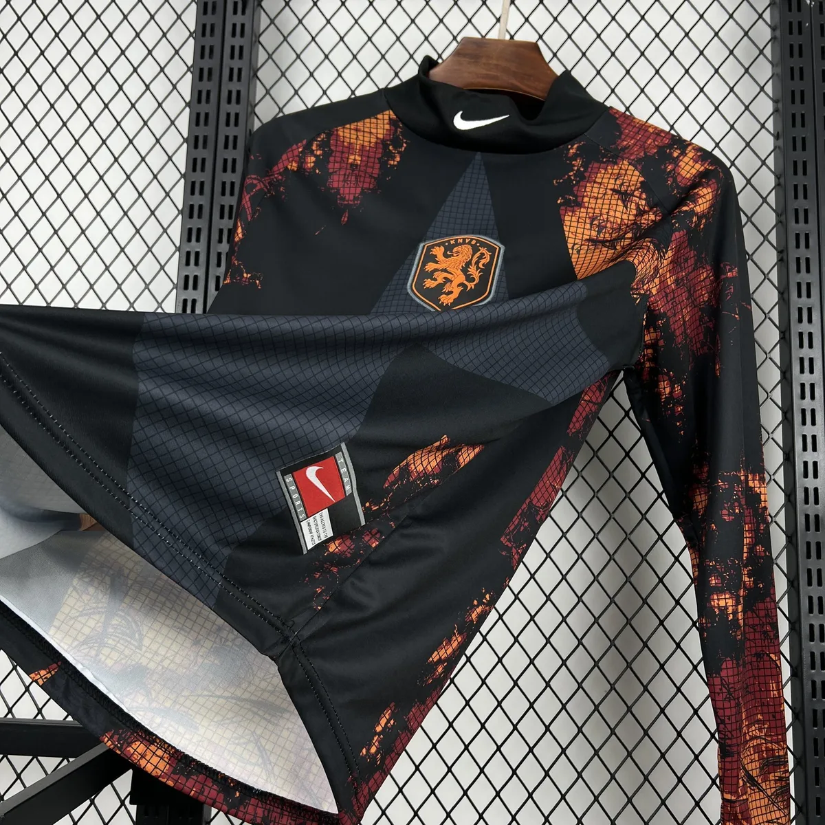 Mens Netherlands 2026 Hollywood Goalkeeper Long Sleeve Jersey, foto 3