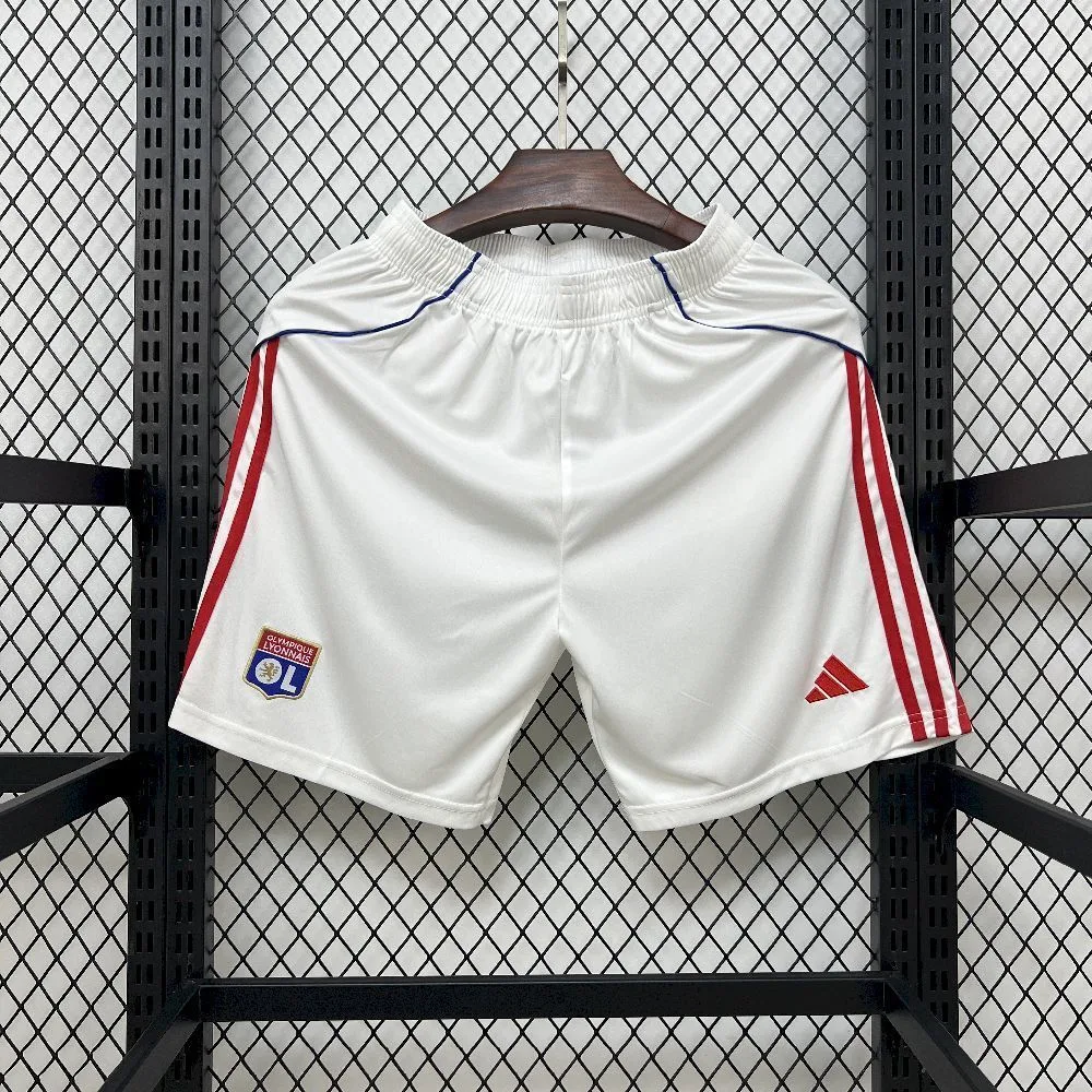Mens Olympique Lyonnais 2025/26 Home Shorts, foto 1