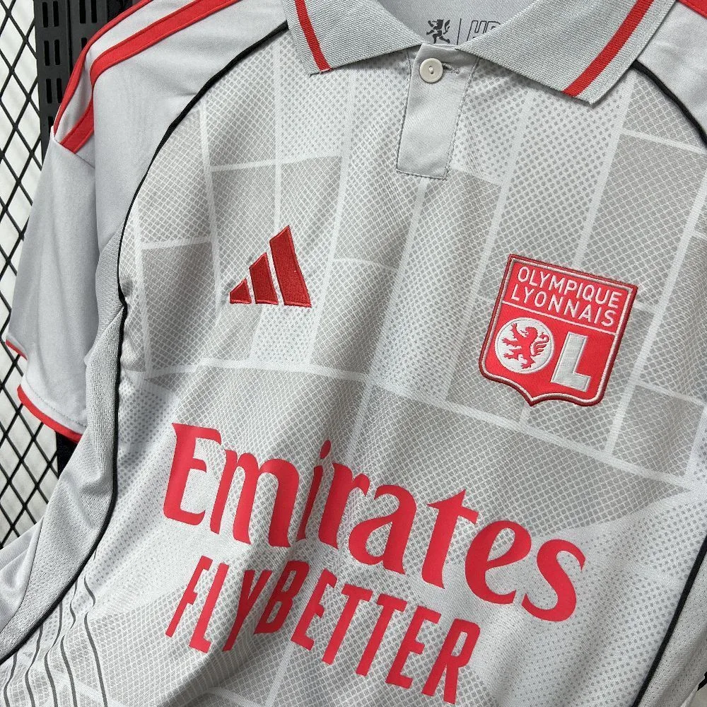 Mens Olympique Lyonnais 2025/26 Third Jersey, foto 3