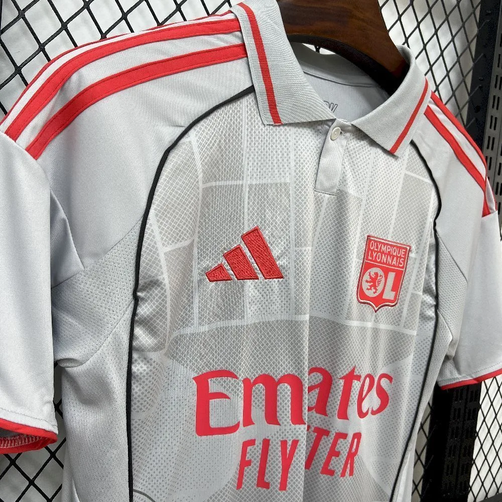 Mens Olympique Lyonnais 2025/26 Third Jersey, foto 4