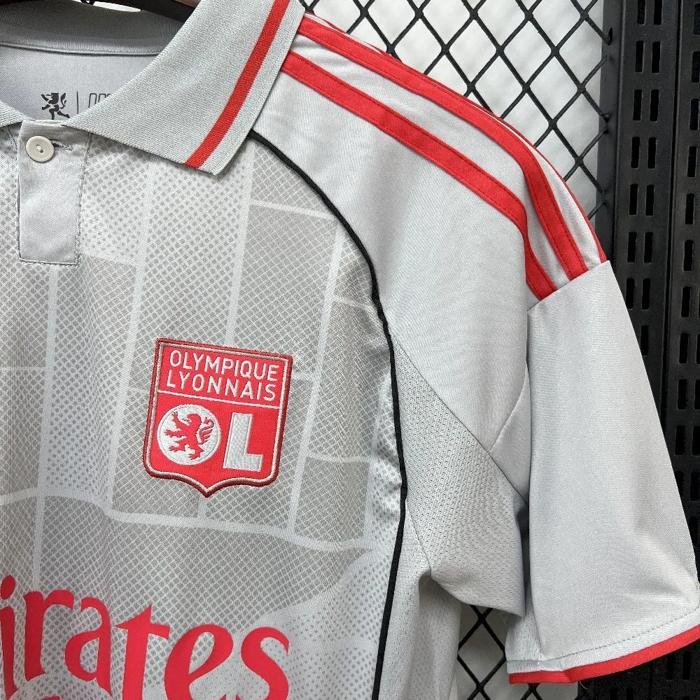 Mens Olympique Lyonnais 2025/26 Third Jersey, foto 6