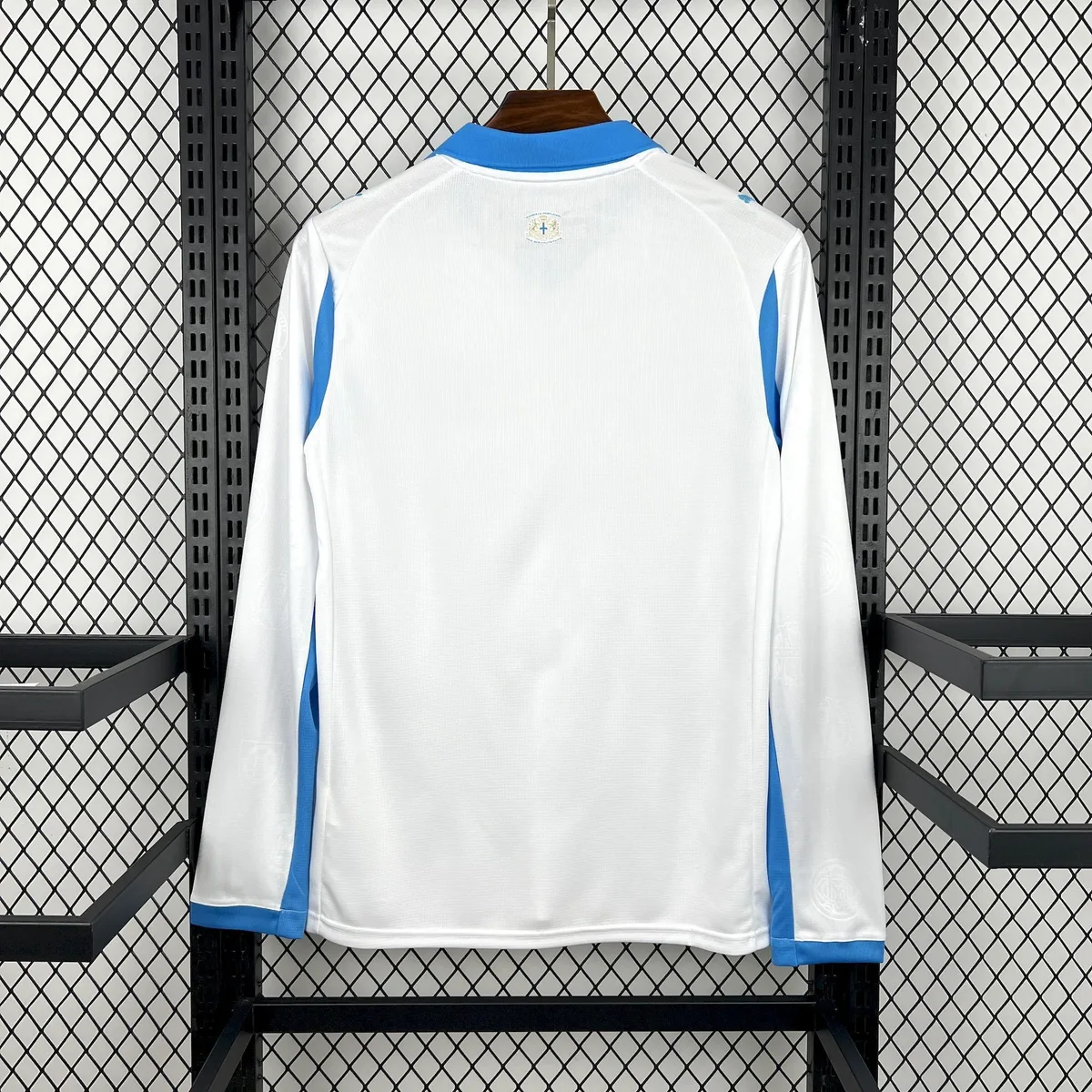 Mens Olympique Marseille 2025/26 Home Long Sleeve Jersey, foto 2