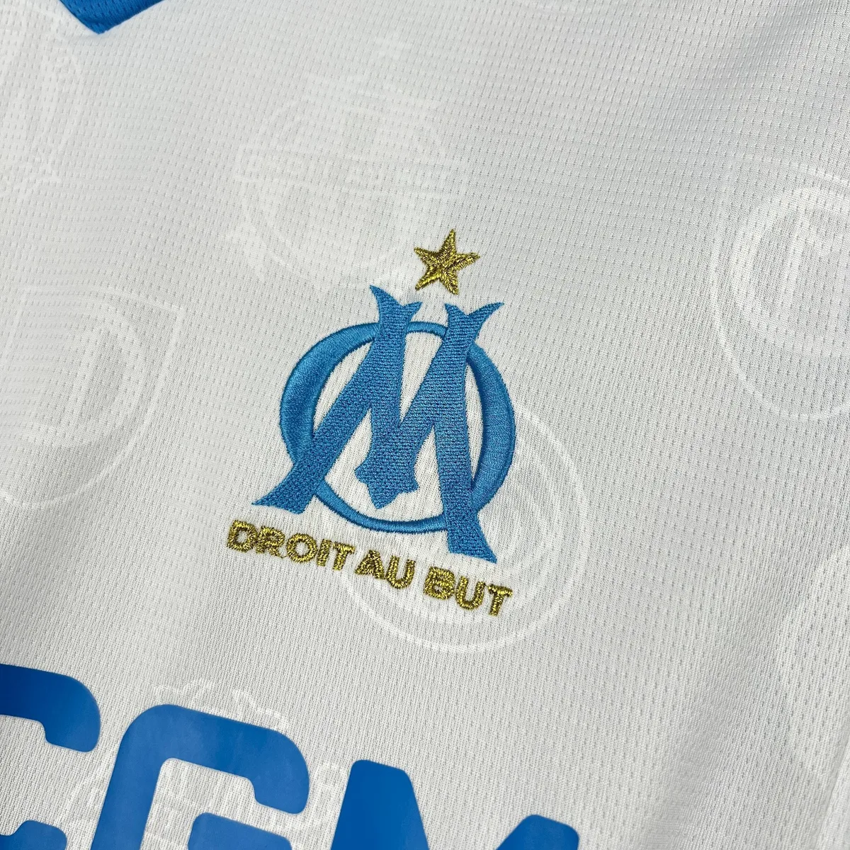 Mens Olympique Marseille 2025/26 Home Long Sleeve Jersey, foto 5