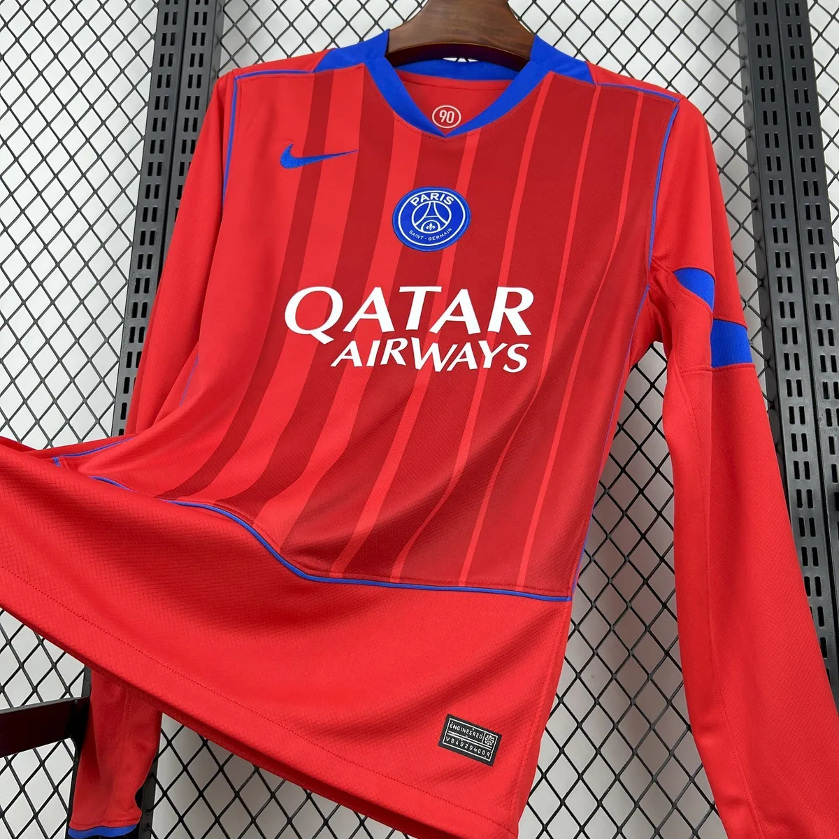 Mens Paris Saint-Germain 2025/26 Third Long Sleeve Jersey, foto 4