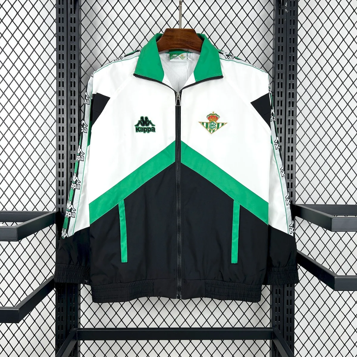 Mens Real Betis 1995/96 Retro Windbreaker, foto 1