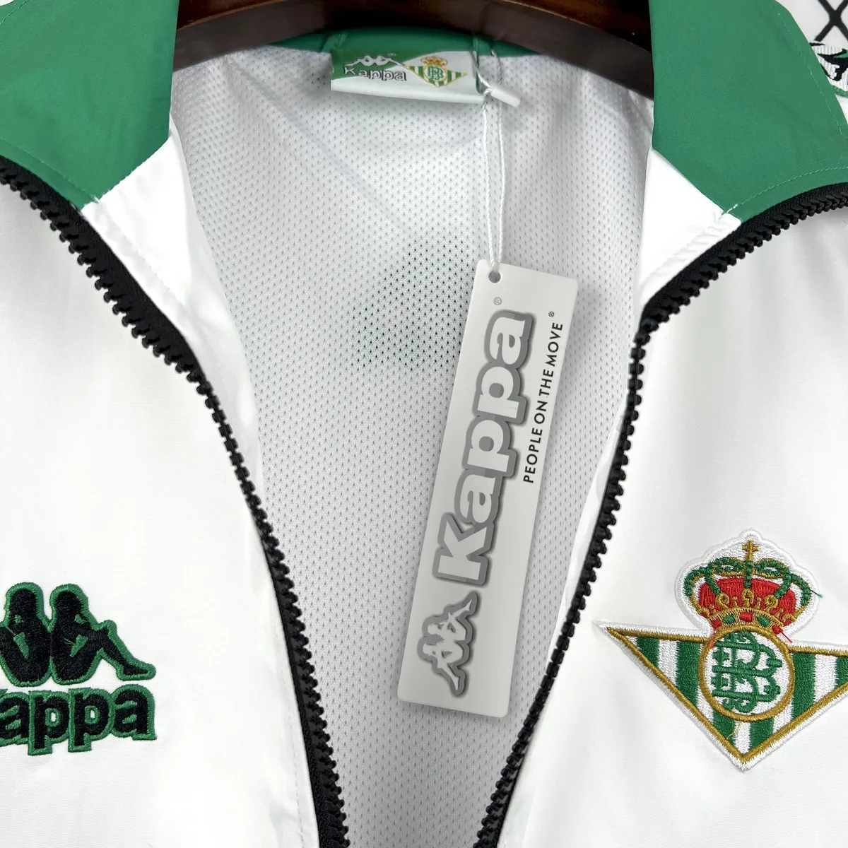 Mens Real Betis 1995/96 Retro Windbreaker, foto 4