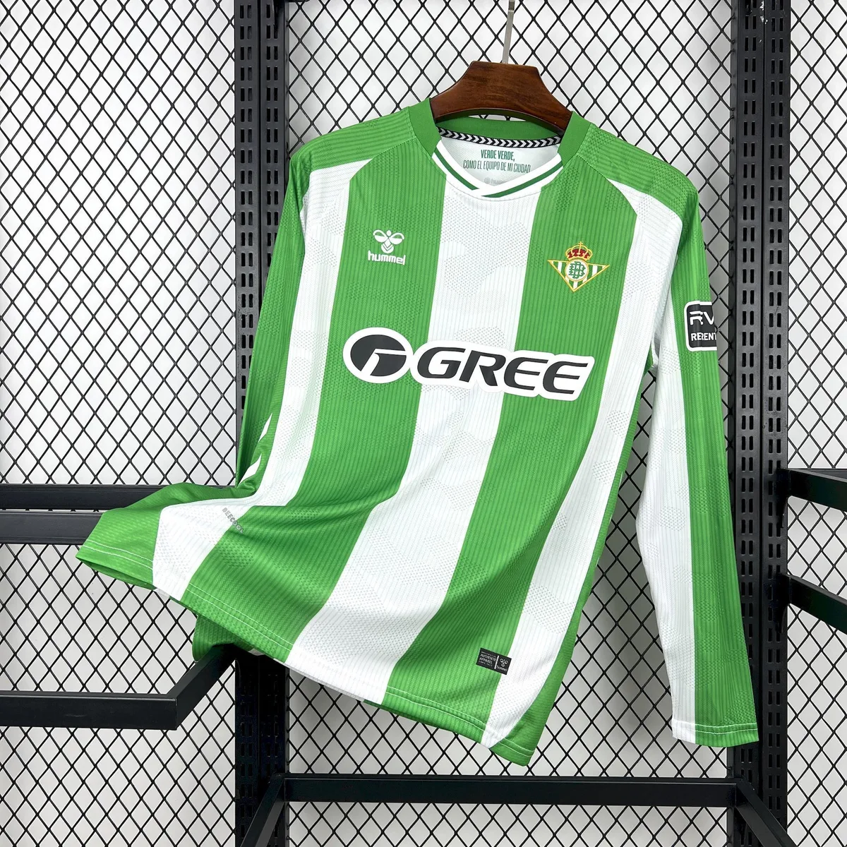 Mens Real Betis 2025/26 Home Long Sleeve Jersey, foto 1
