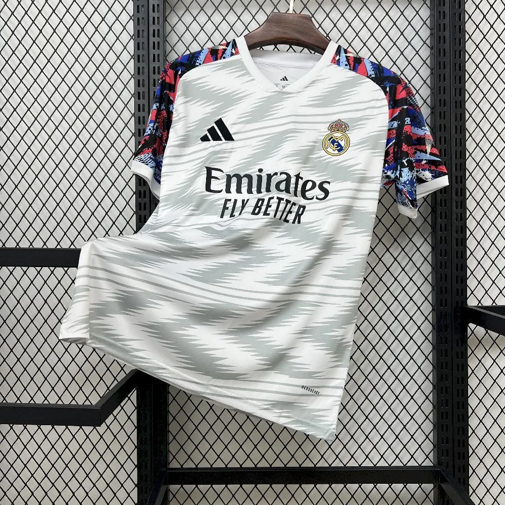 Mens Real Madrid 2025/26 Pre-Match Jersey, foto 1