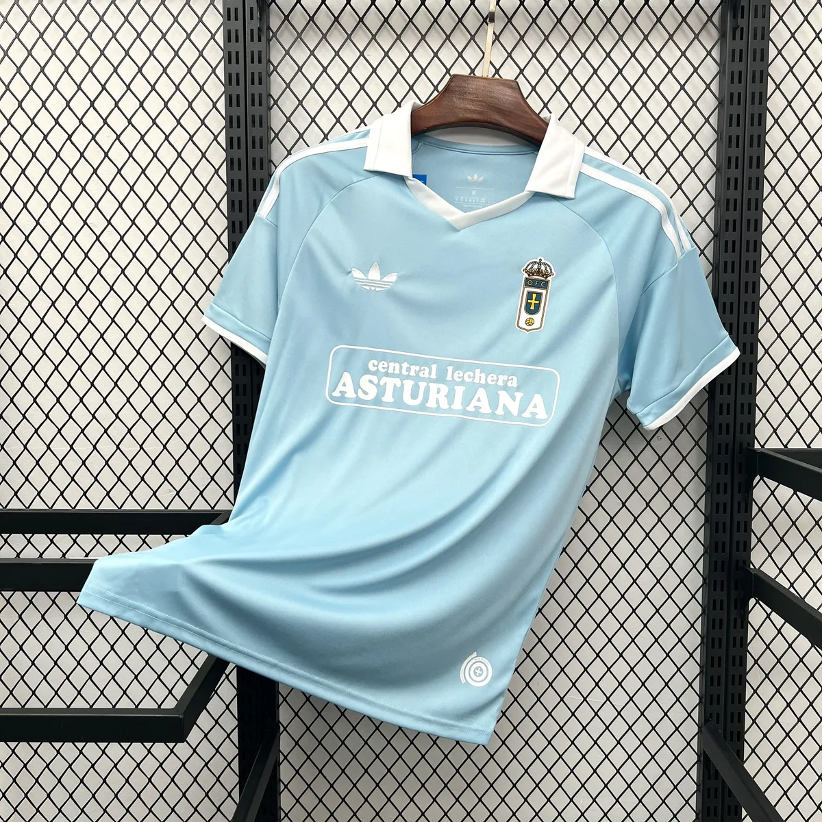 Mens Real Oviedo 2025/26 Retro Jersey, foto 1