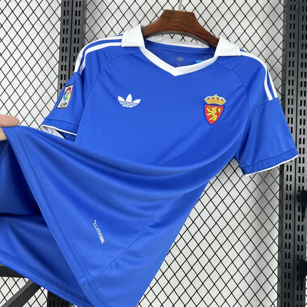 Mens Real Zaragoza 2025/26 Retro Jersey, foto 3