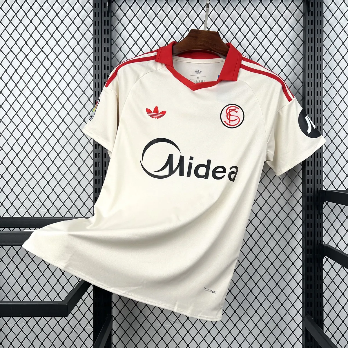 Mens Sevilla FC 2025/26 Retro Jersey, foto 1