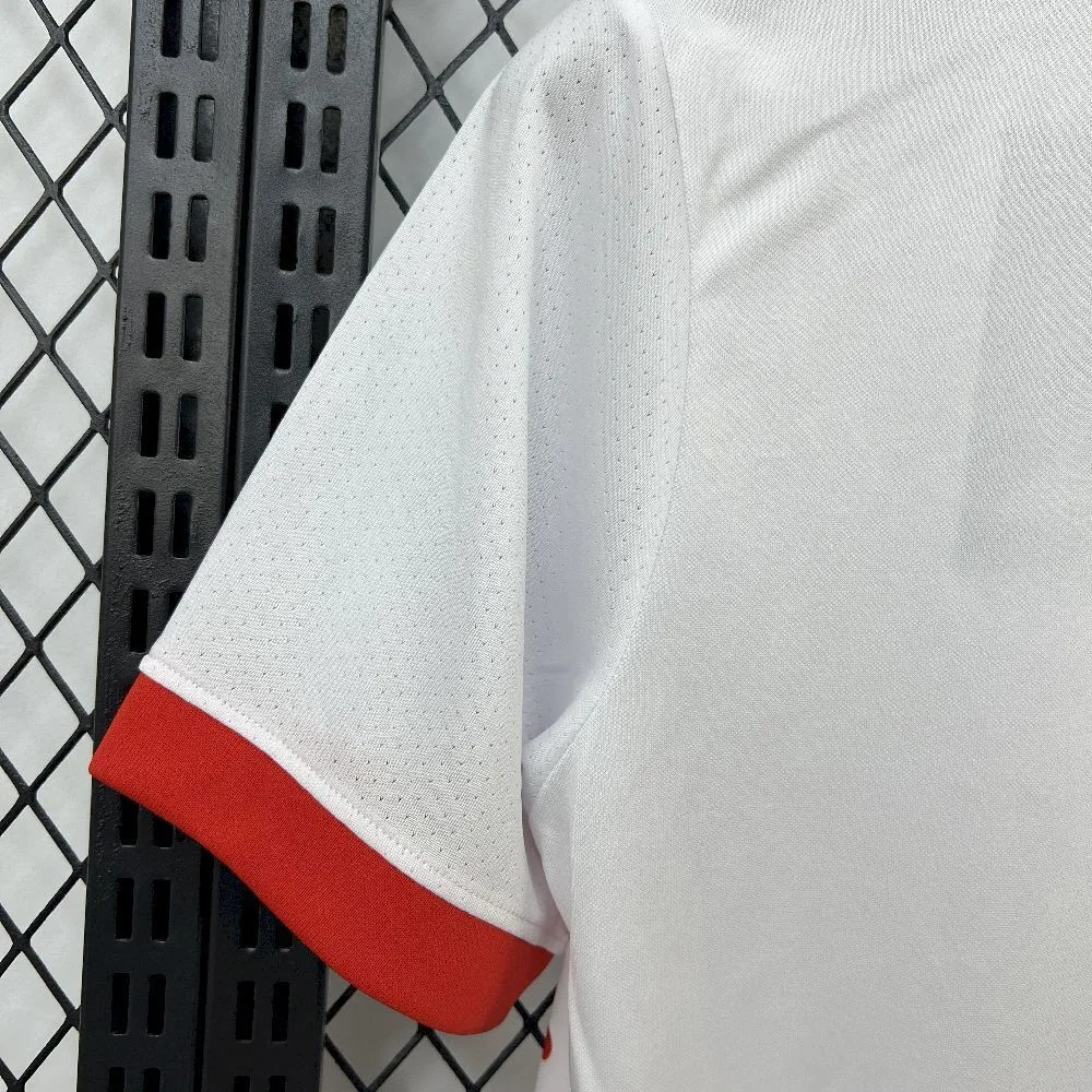 Mens Sevilla FC 2025/26 White Prematch T-shirt Jersey, foto 3