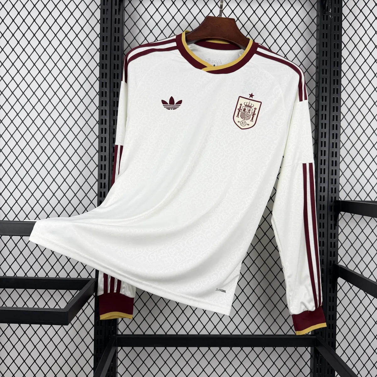 Mens Spain 2026 World Cup Away Long Sleeve Jersey, foto 1