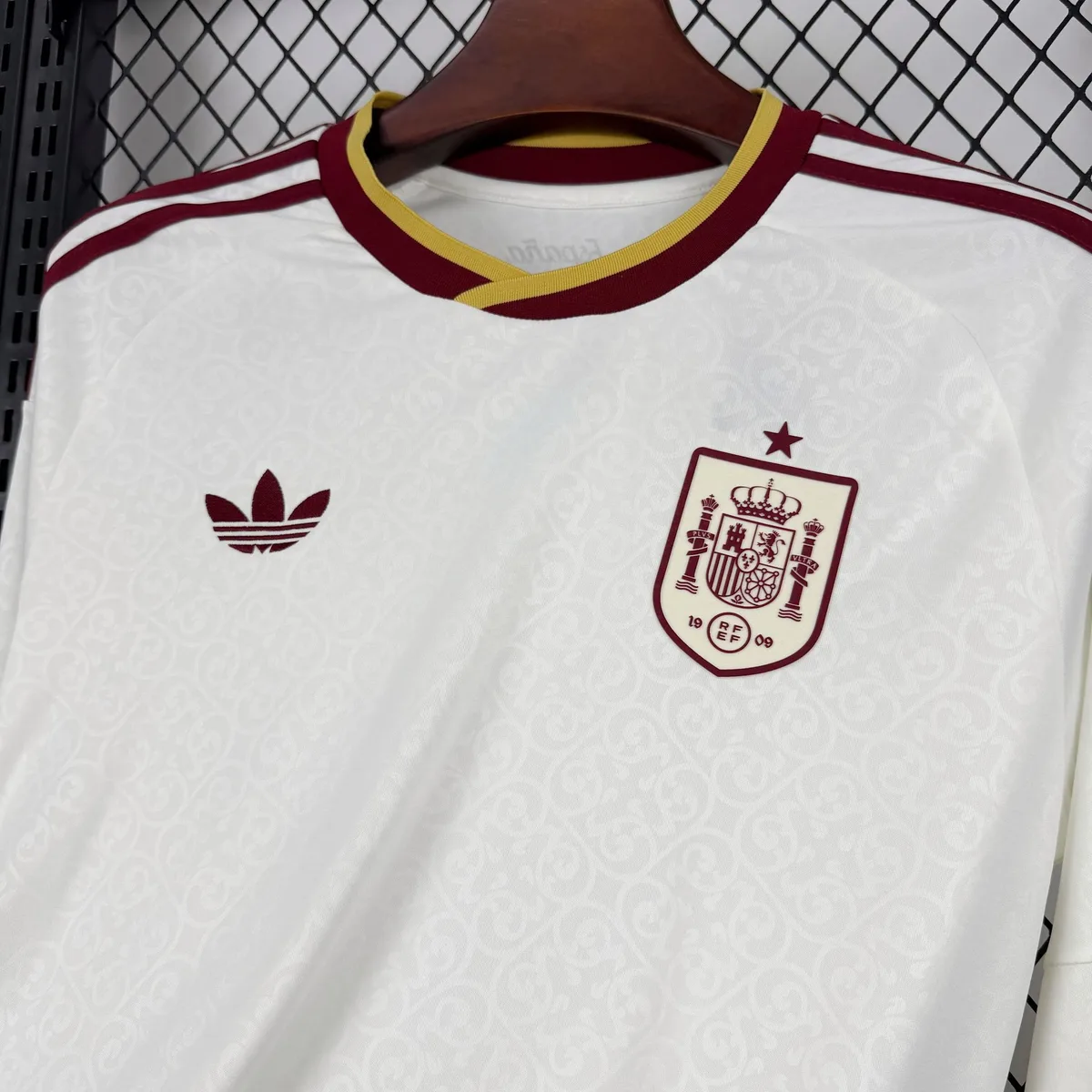 Mens Spain 2026 World Cup Away Long Sleeve Jersey, foto 4