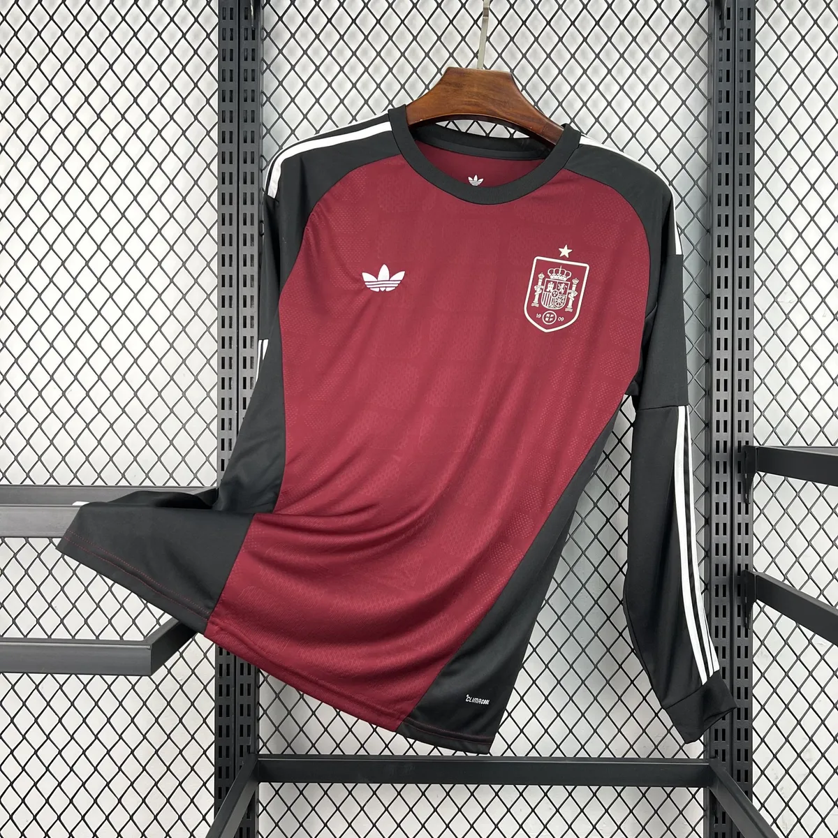 Mens Spain 2026 World Cup Goalkeeper Long Sleeve Jersey, foto 1
