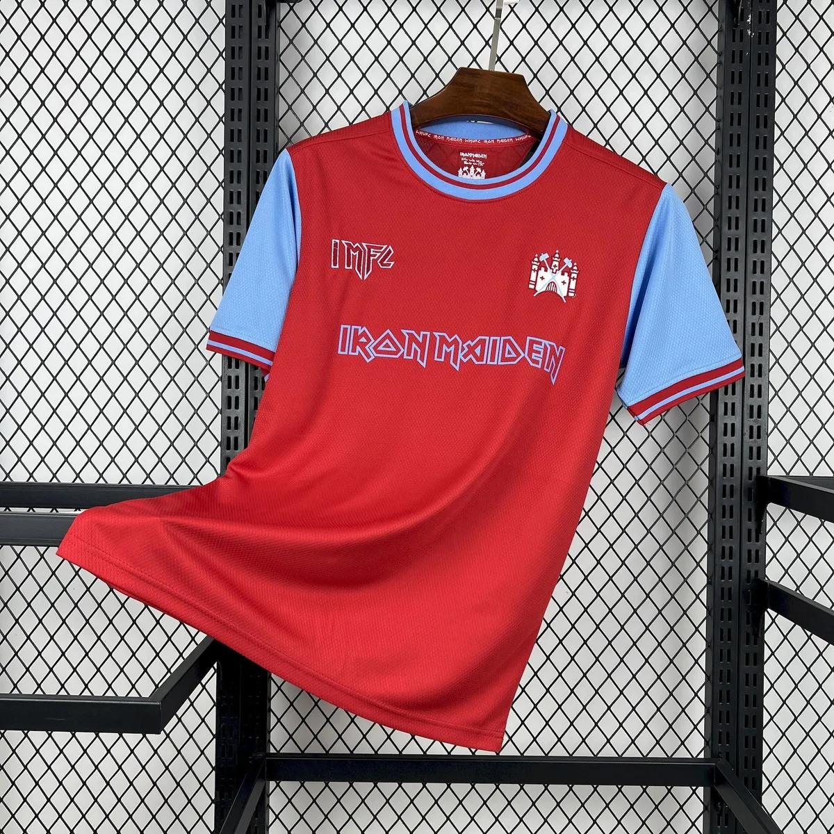 Mens West Ham United x Iron Maiden 2025/26 50th Anniversary Jersey, foto 1