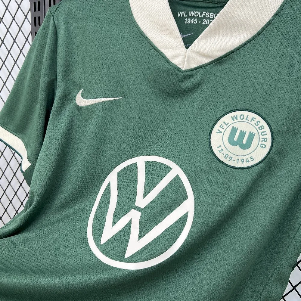 Mens Wolfsburg 2025/26 Maillot Stadium Jersey, foto 3