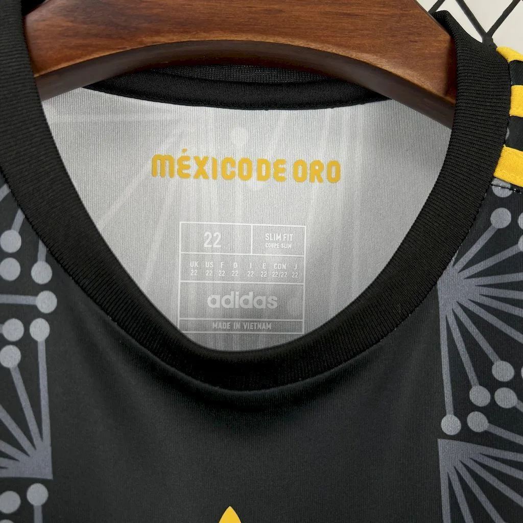 Mexico 2025/26 Gold- Black Kids Kit, foto 3