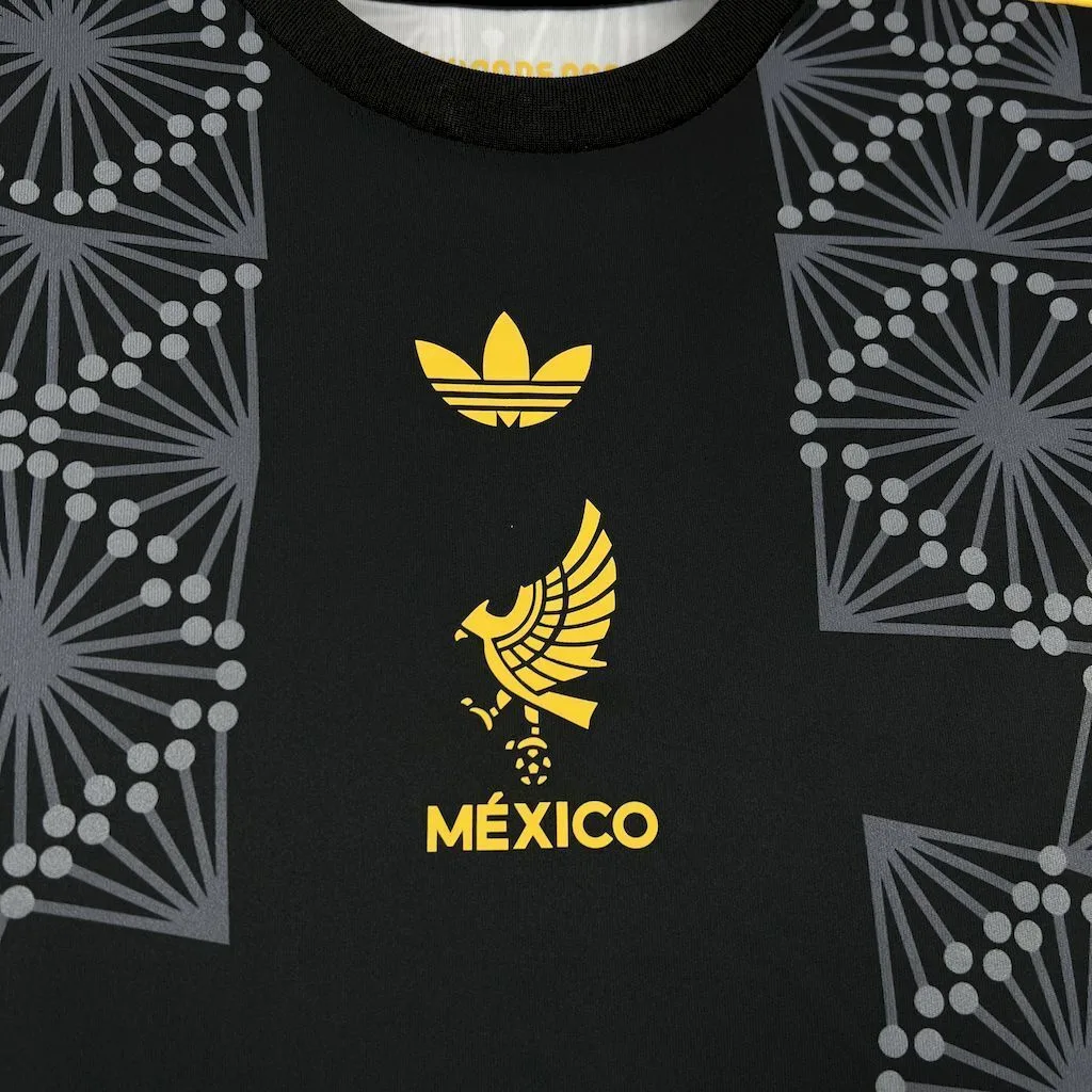 Mexico 2025/26 Gold- Black Kids Kit, foto 5