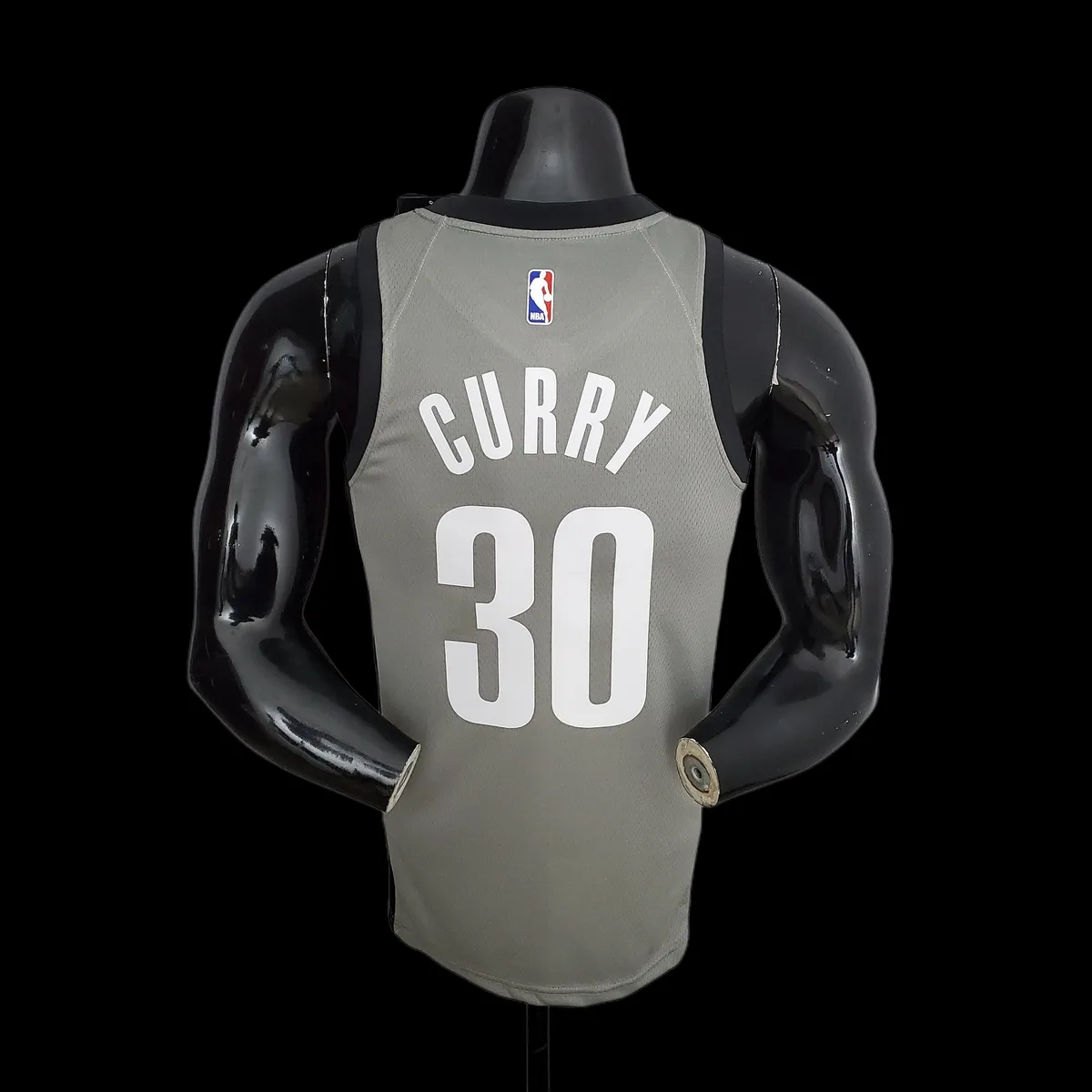 Nets Curry #30 Flyer Grey NBA Jersey, foto 4