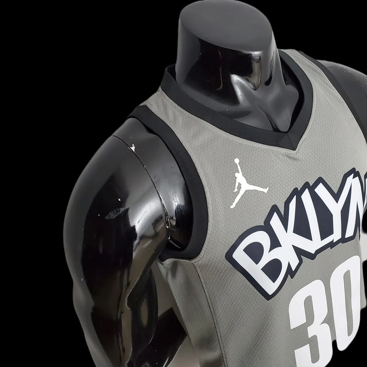 Nets Curry #30 Flyer Grey NBA Jersey, foto 5