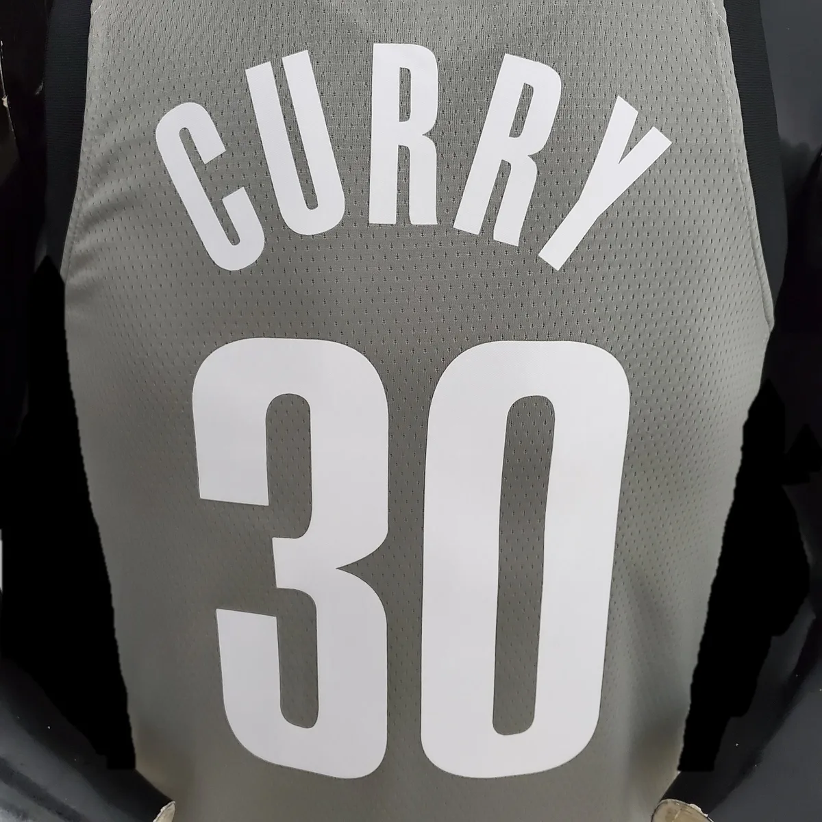 Nets Curry #30 Flyer Grey NBA Jersey, foto 6