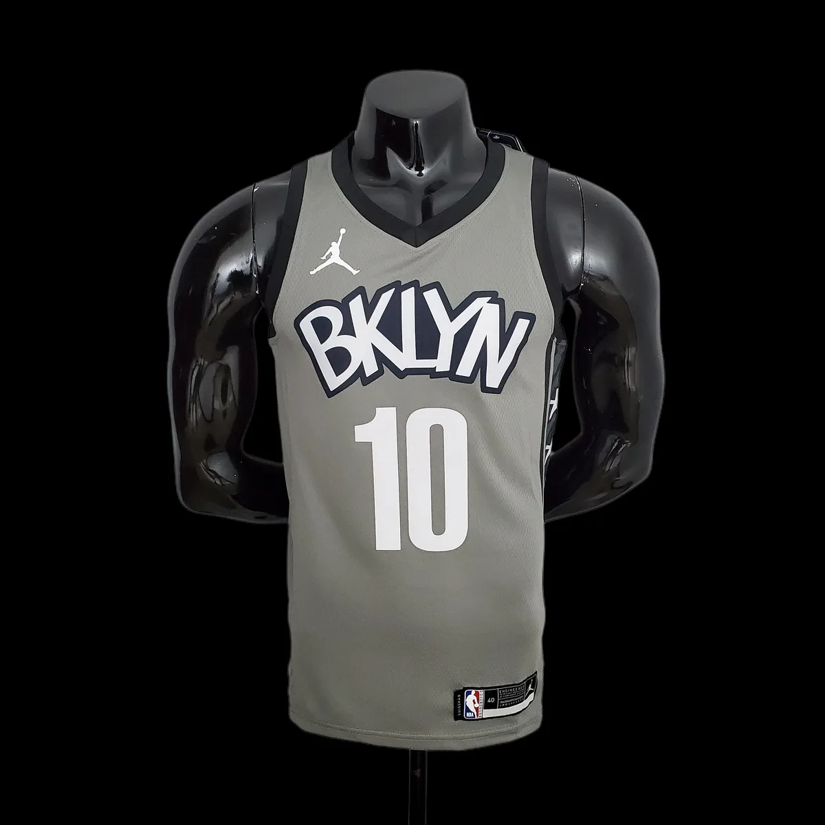 Nets Simmons #10 Flyer Grey NBA Jersey, foto 1