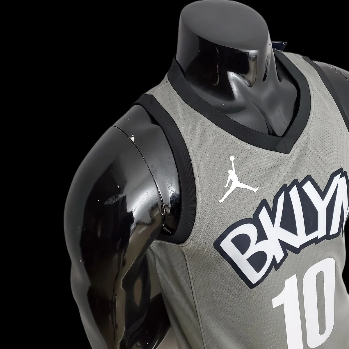 Nets Simmons #10 Flyer Grey NBA Jersey, foto 2