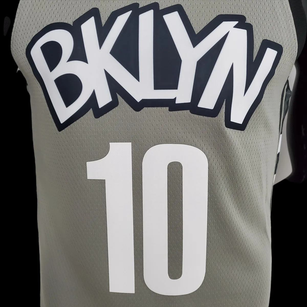 Nets Simmons #10 Flyer Grey NBA Jersey, foto 6
