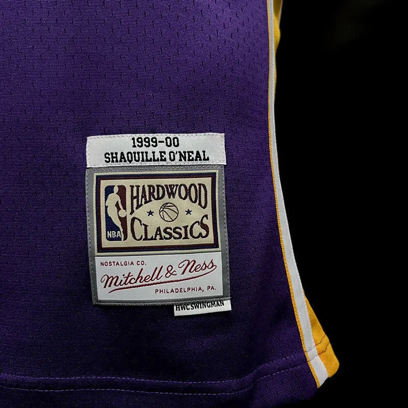 O'NEAL#34 Los Angeles Lakers Purple retro, foto 3
