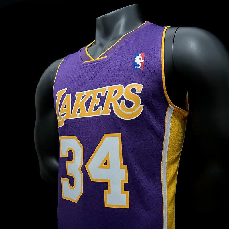 O'NEAL#34 Los Angeles Lakers Purple retro, foto 4