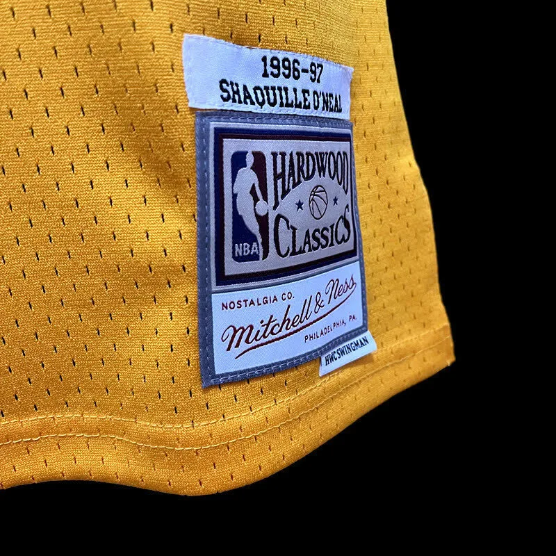 O'NEAL#34 Los Angeles Lakers yellow retro, foto 6